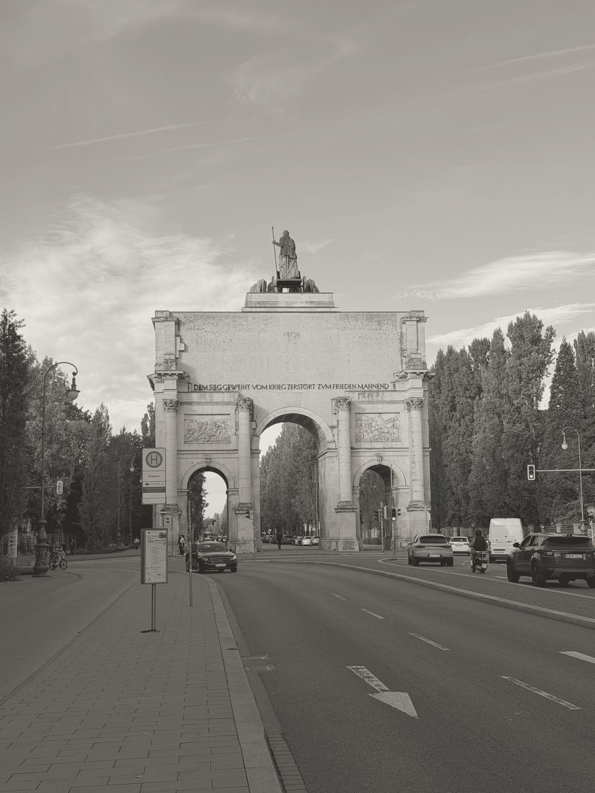 Seen from Ludwigstraße